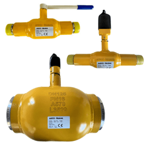 Product Fully welded ball valve by Audco Italiana buried gas UNI9734 EN13774