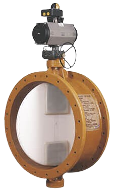 Damper Gear Pneumatically Actuated