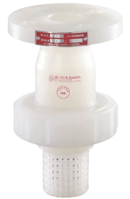 Valvola di fondo termoplastica"