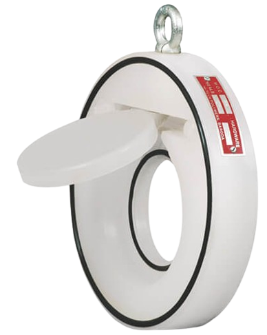 Valvola di ritegno a battente termoplastica"