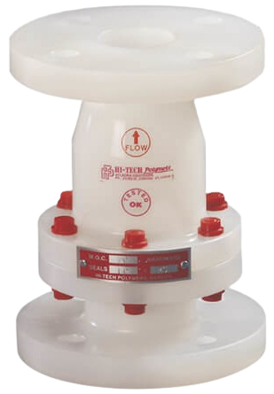 Valvola di ritegno a sfera termoplastica"